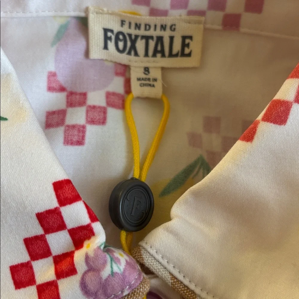 FINDING FOXTALE Fruit Print Tiered Dress